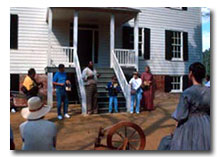 reenactors at Pamplin