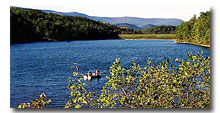 view of Lake Laura in the summer